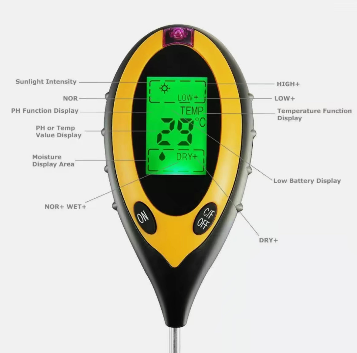 4 In 1 Plant Health Monitor
