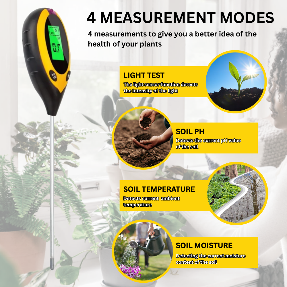 4 In 1 Plant Health Monitor