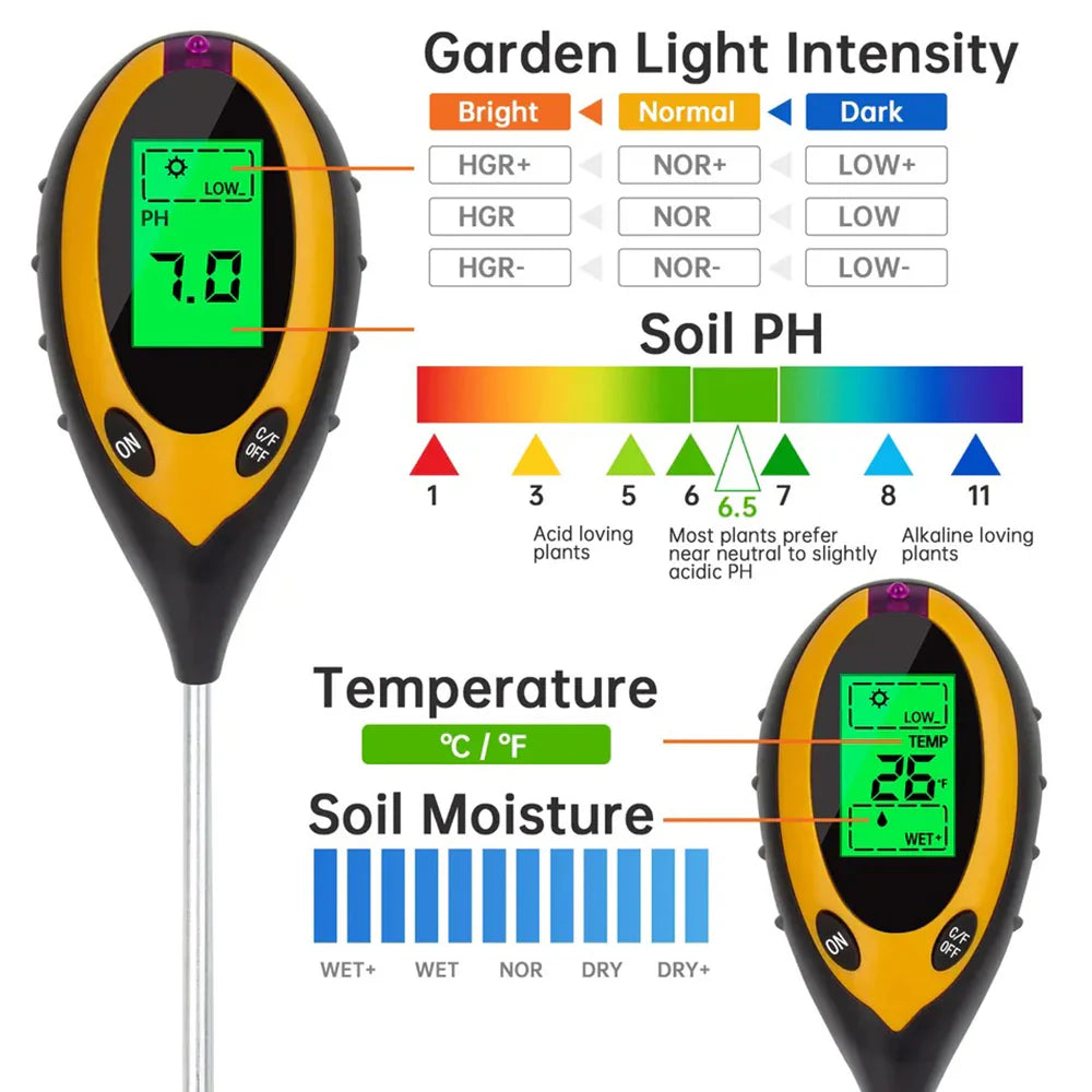 4 In 1 Plant Health Monitor